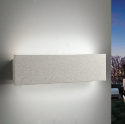 Applique per esterno in cemento bianco IP65 led integrato luce natura 4000°k varie dimensioni PARKER Applique per esterno in cemento bianco IP65 led integrato luce natura 4000°k varie dimensioni PARKER
